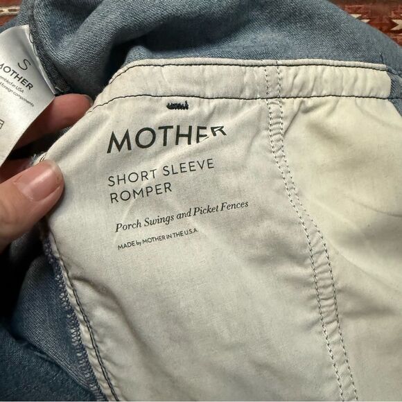 MOTHER Denim short sleeve Jumpsuit size small - Picture 6 of 9